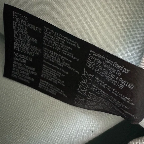 Lacoste Blue Tote Bag Minimalist Design Spacious shopper zip closure - Picture 8 of 15